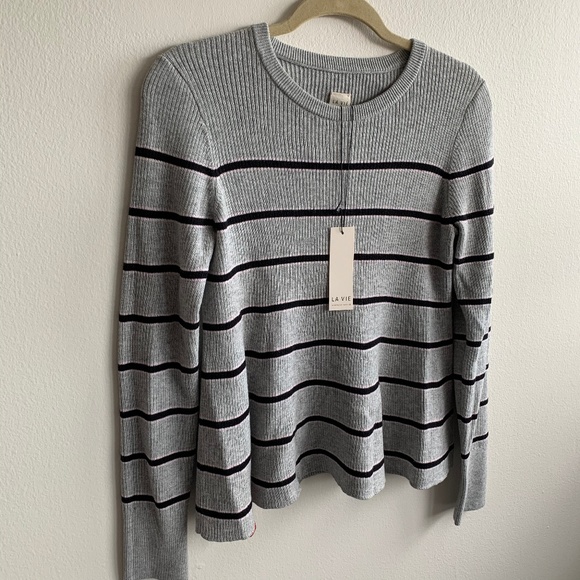 Rebecca Taylor Sweaters - La Vie Rebecca Taylor Wool Striped Cozy Sweater